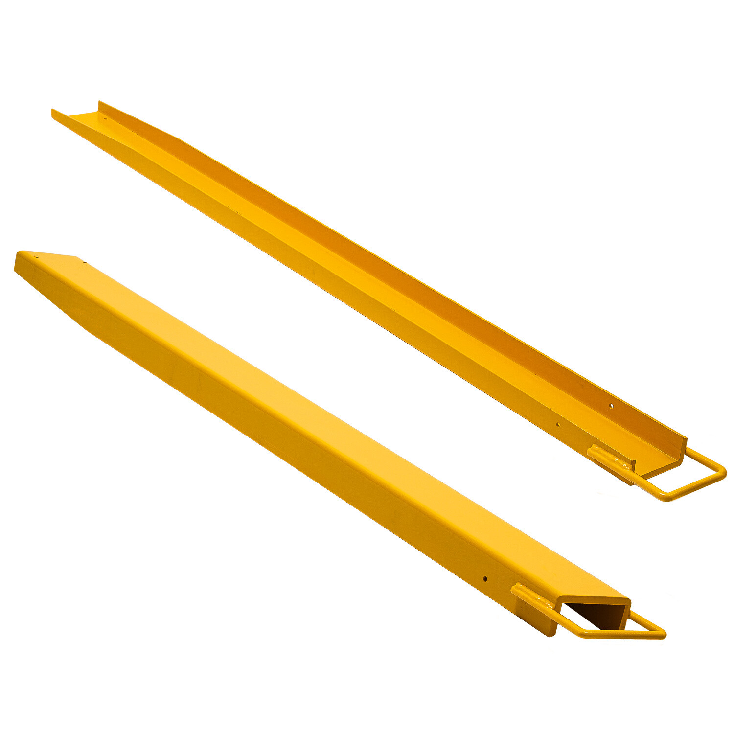 Pair 96" Length 4.5" Wide Forklift Extension Pallet Forks High Tensile Steel US