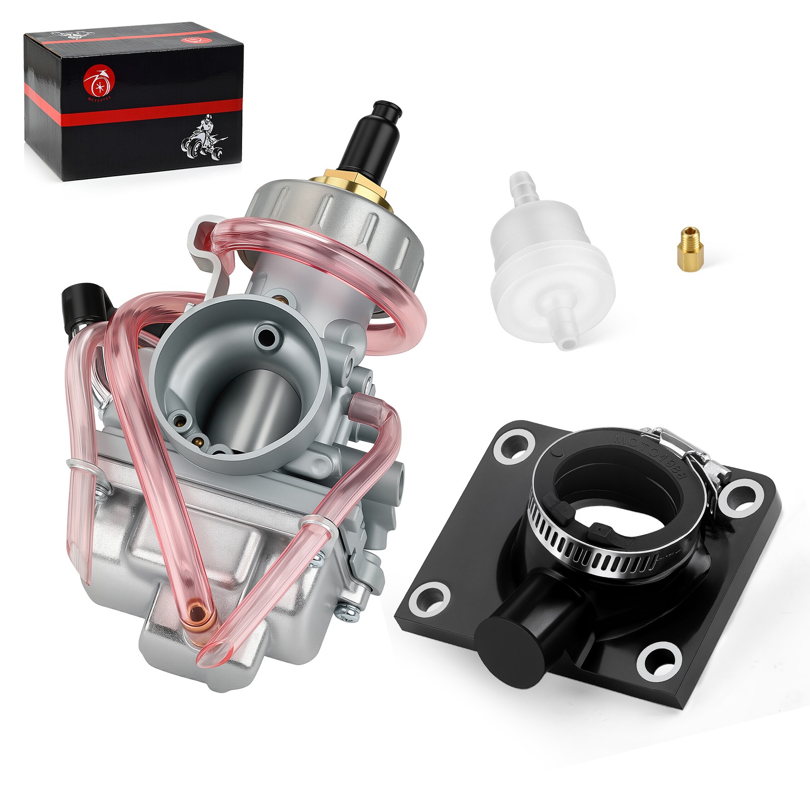 Carburetor Carb + Intake Manifold Boot For Yamaha Blaster 200 YFS200 1988 - 2006
