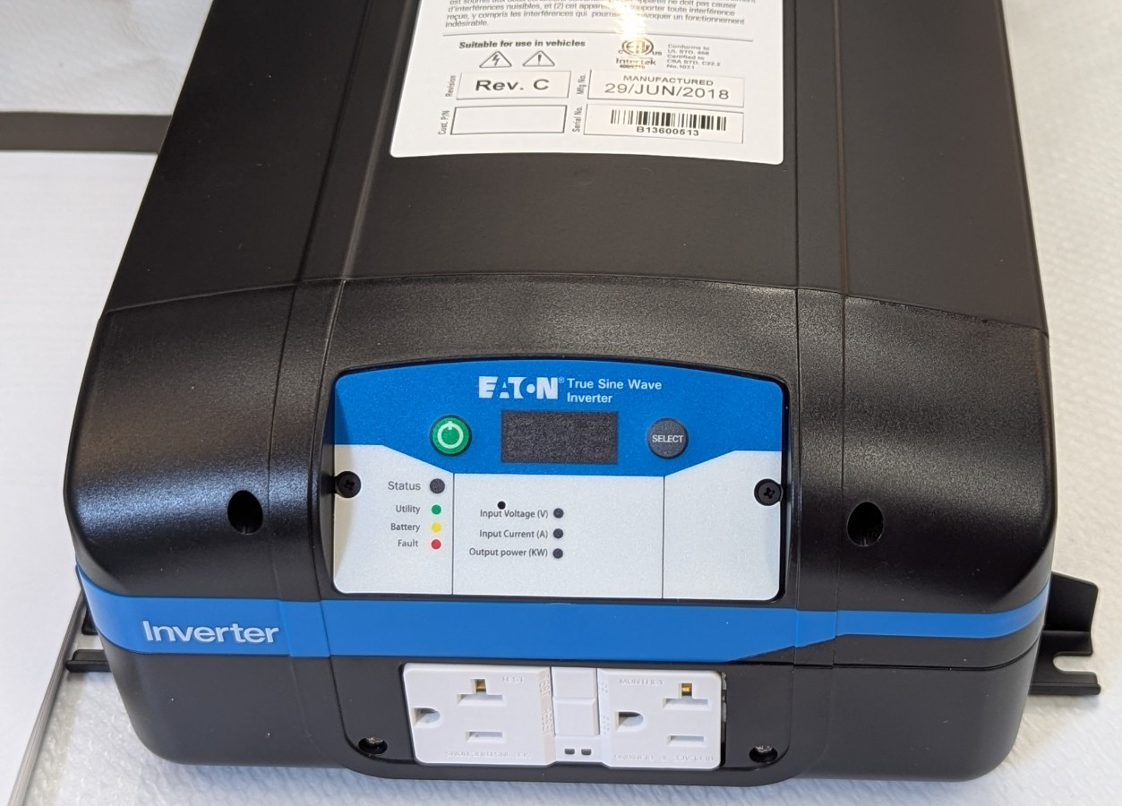 12-110-1800EM Eaton NEW True Sine Power Inverter 1800 Watt W/ Surge Protection