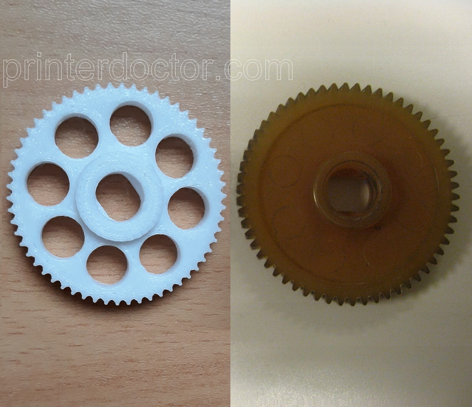 Improved Nylon replacement gear for Hunt Boston model 18 pencil sharpener 296A