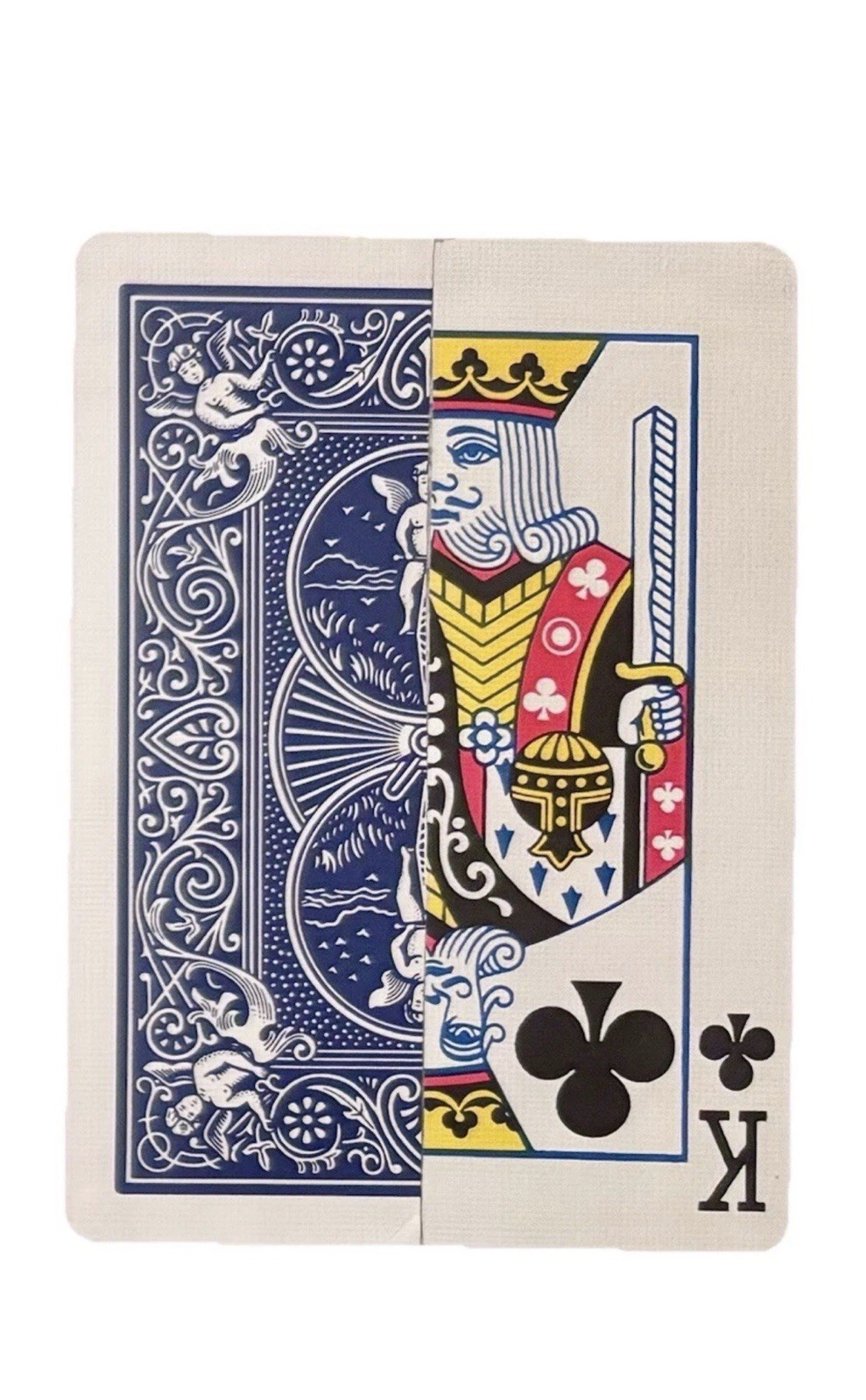 Bicycle Rider Back Split Card Gaff – Custom Magic Gimmick – Any Value