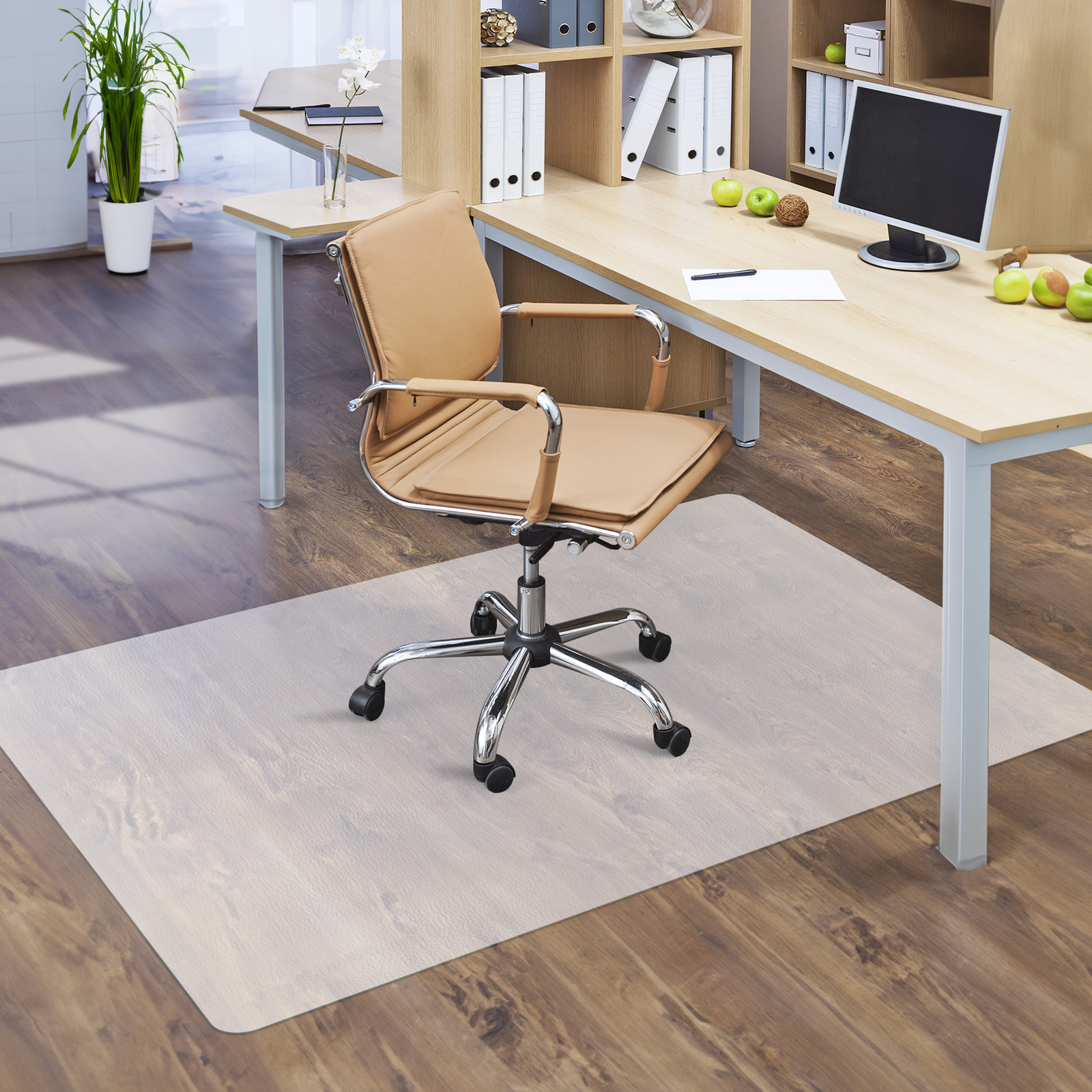Office Chair Mat for Carpet Hardwood Floor/Tile Floor 46"x60" for Rolling Chairs