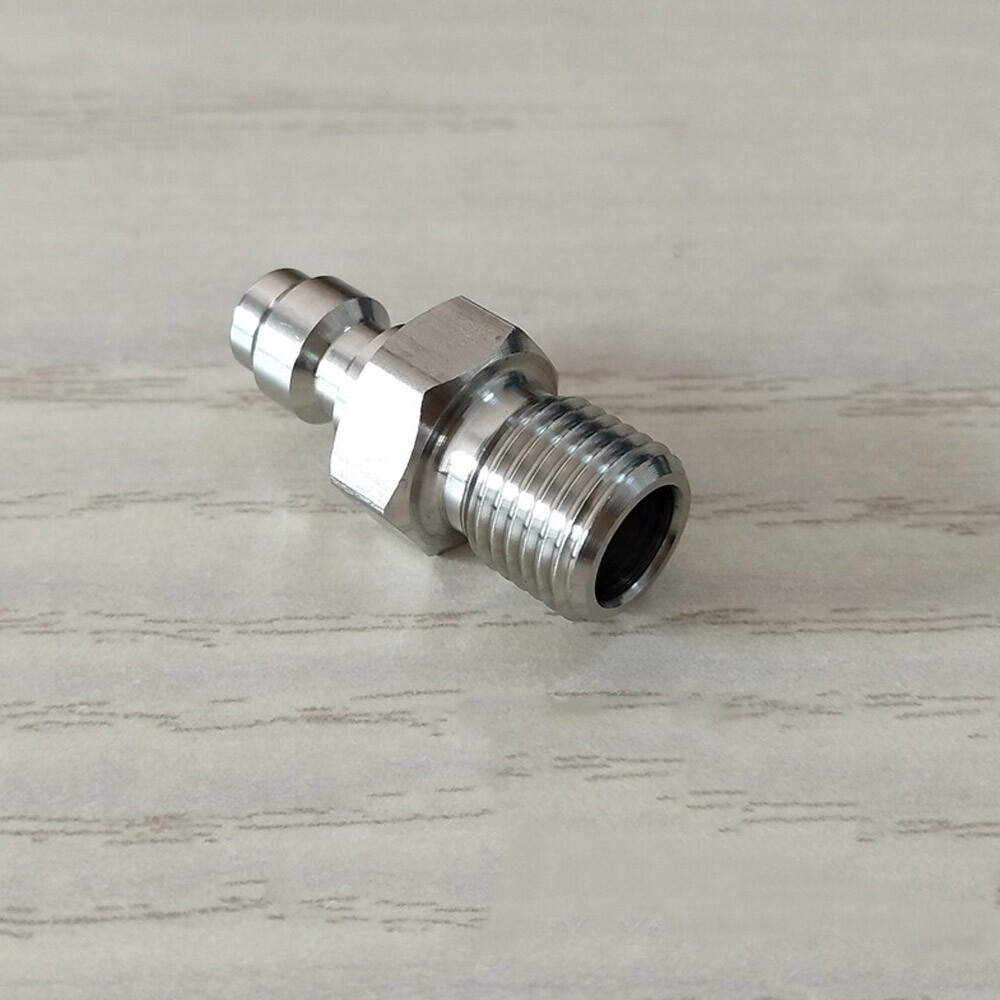2 Pcs Paintball PCP 8mm Quick-Release Disconnect Coupler 1/8-NPT Fit Male&Female