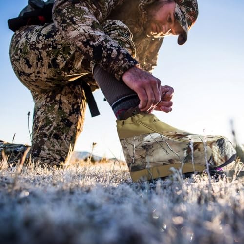 Insulated Boot Covers, Hunting Boot Insulators, Water Large Tree Camo
