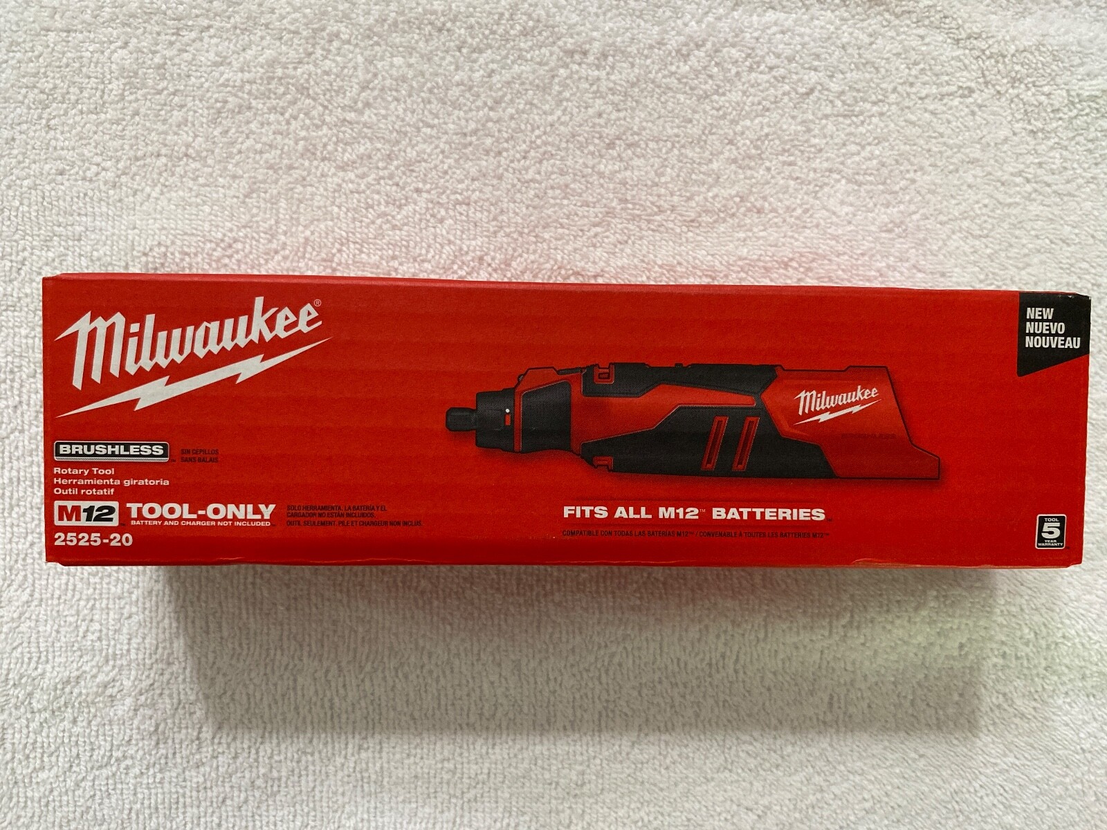 New Milwaukee 2525-20 12V 12 Volt M12 Cordless Brushless Rotary Tool (Bare Tool)