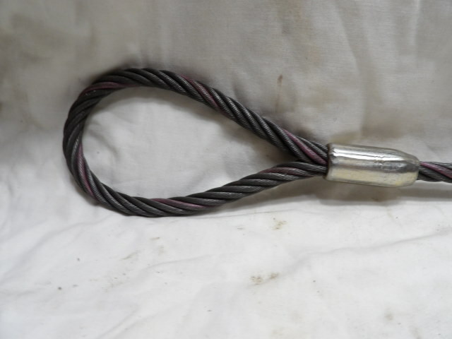 Lift-All 2 ft. 1/2" Wire Rope Steel Cable Lifting Sling 5.1 Ton