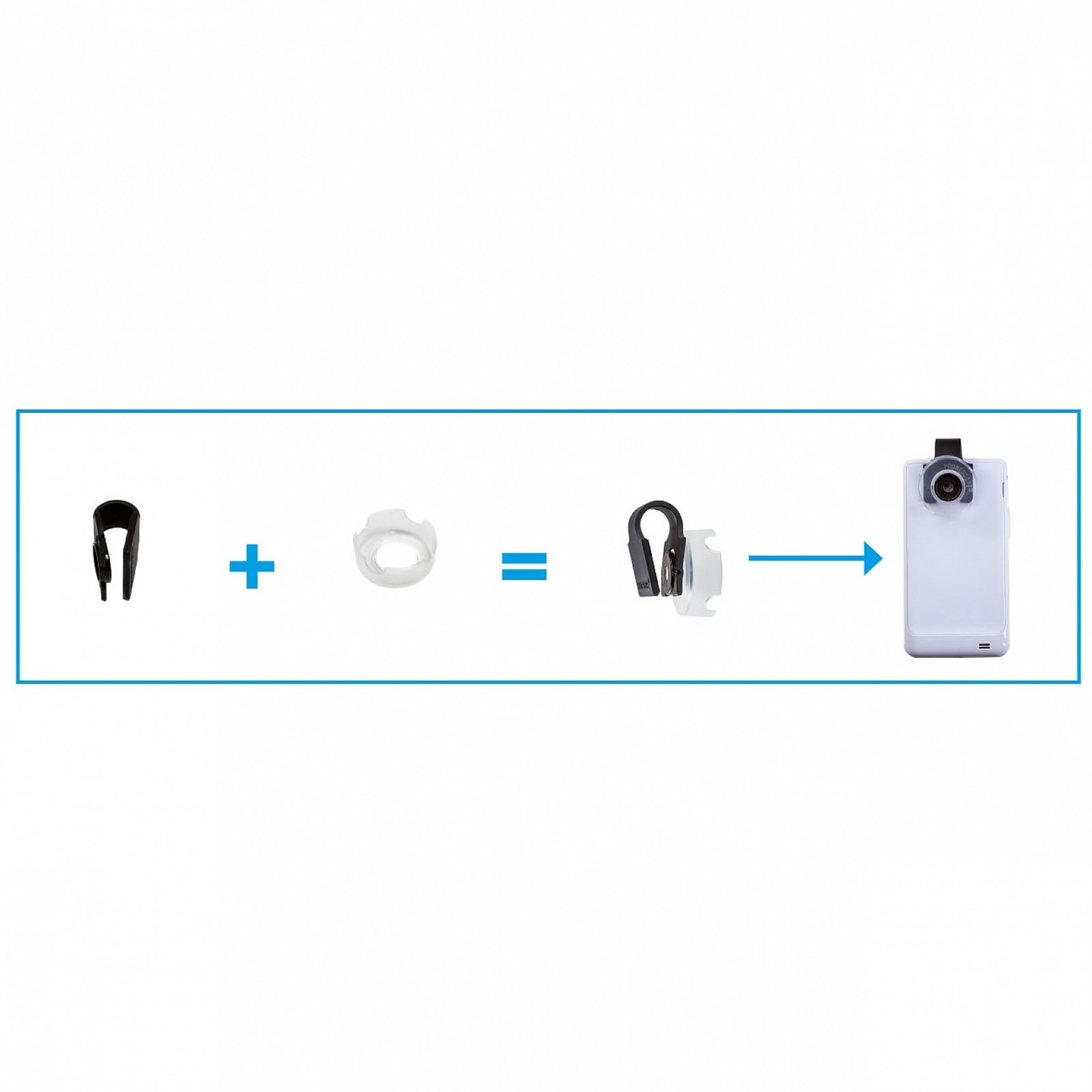 Phone Scope Smartphone Magnifier Clip On Glass Lens Coin Close Up New Lighthouse