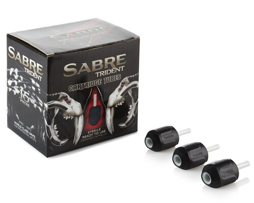 SABRE TRIDENT Disposable Cartridge Tube 1.18" Grip Tattoo Needle Handle