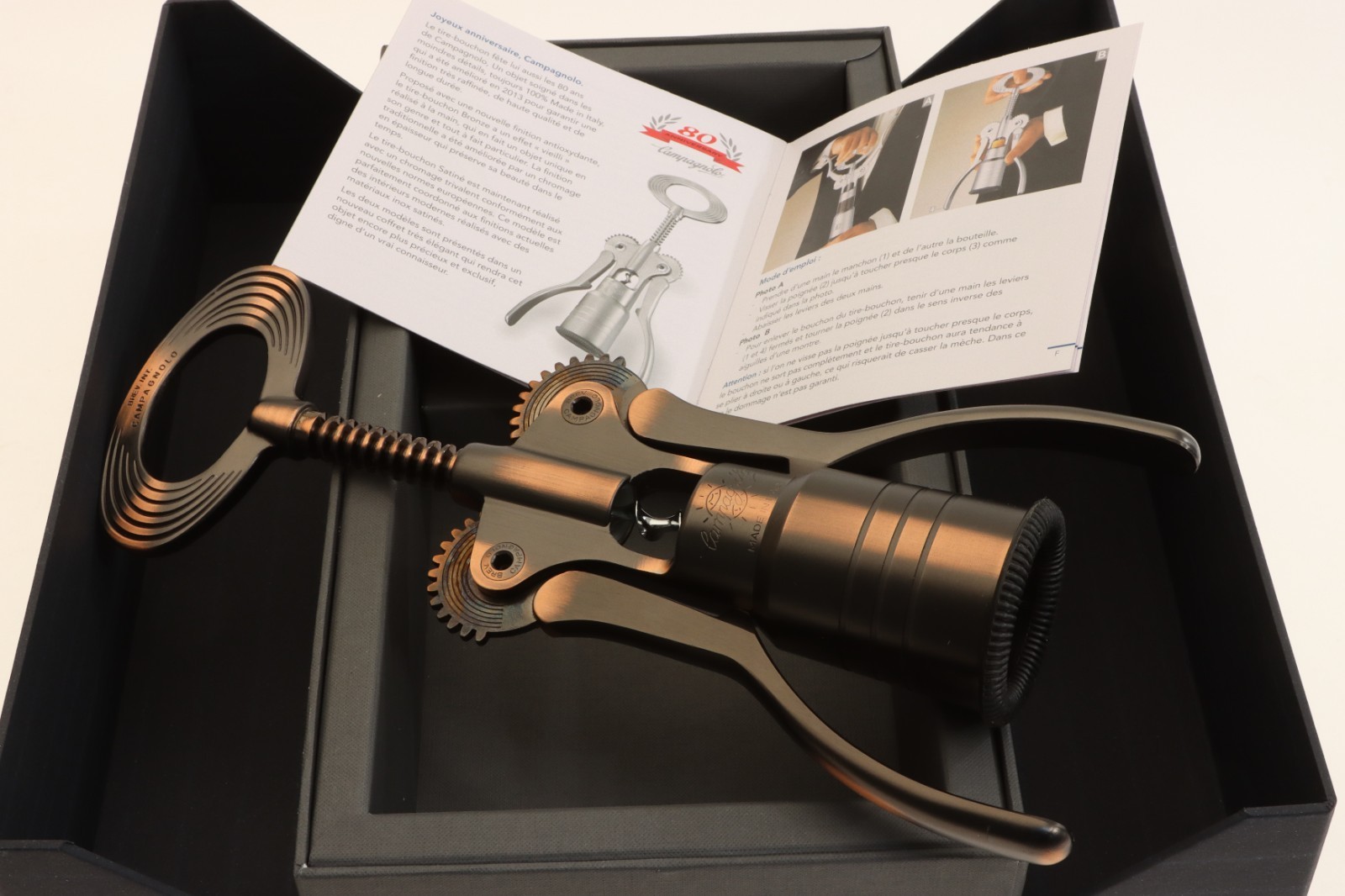 Campagnolo Big Corkscrew Bronze w/ Box IL CAVATAPPI 2013 Wine Opener 12" NEW