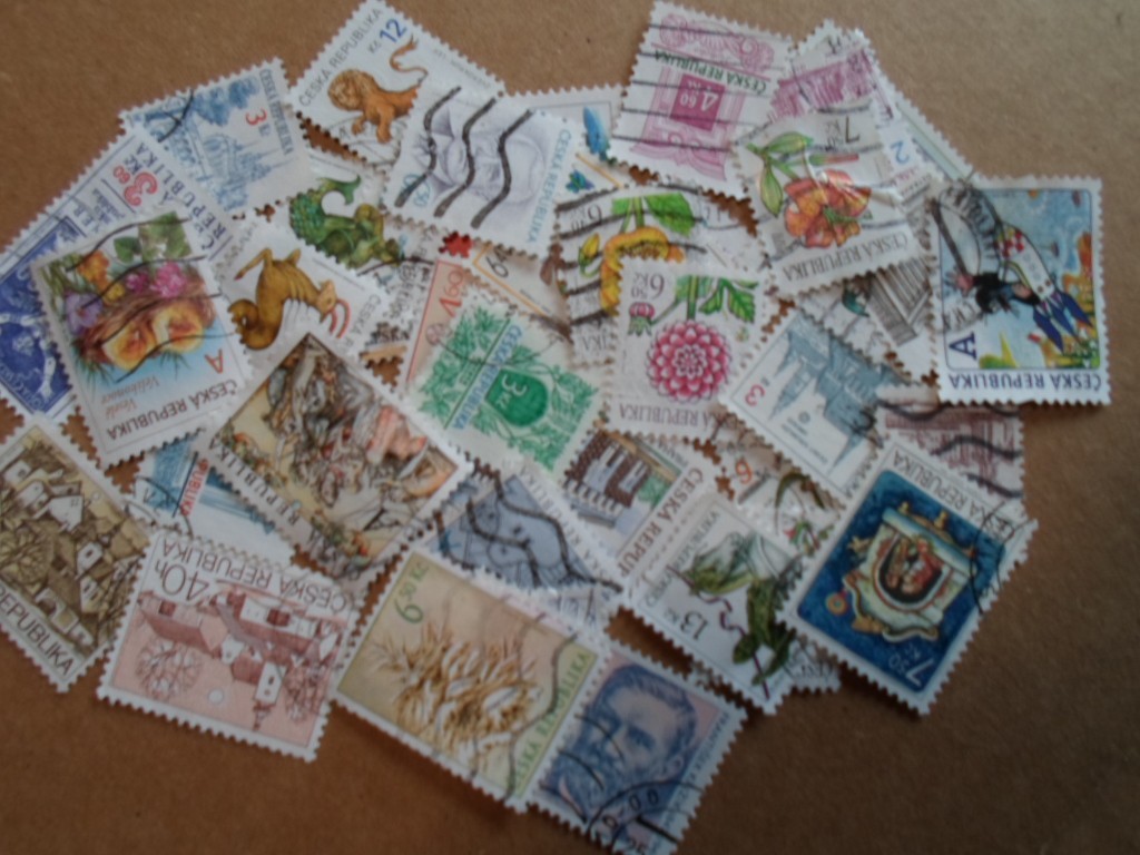 Collection lot 35 different stamps of the Czech Republic - post 1991