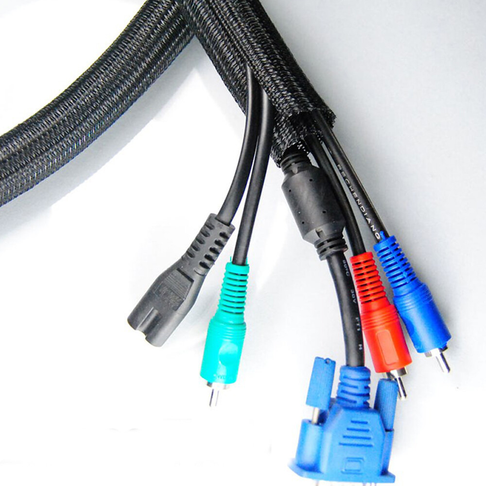 Automotive Wiring Loom Cable Sleeve Cabling Management Wire Harness Wrap Lot