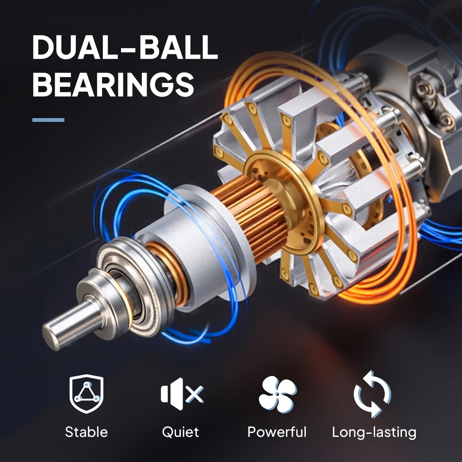 24" Wall Mounted Industrial Fan High Velocity 6170 CFM Oscillating 2-Pack