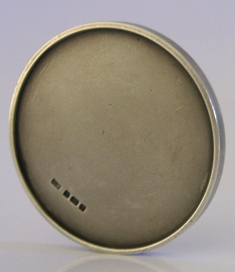 LARGE 50g ENGLISH SOLID STERLING SILVER FARMING MEDAL 1902 LIVESTOCK HORSE COWS