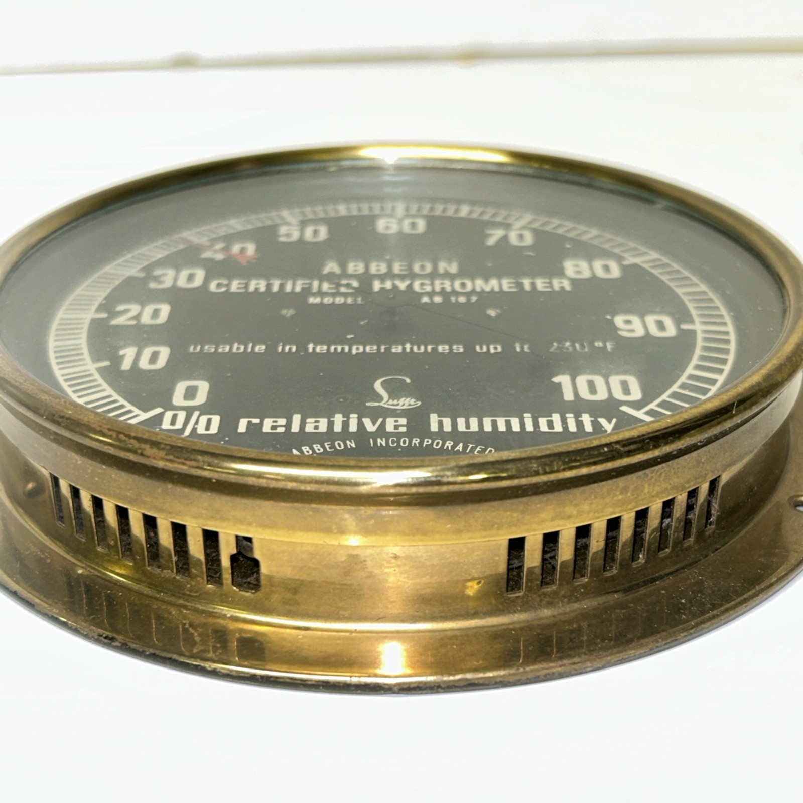 Abbeon Certified Hygrometer Relative Humidity Model AB167 West Germany