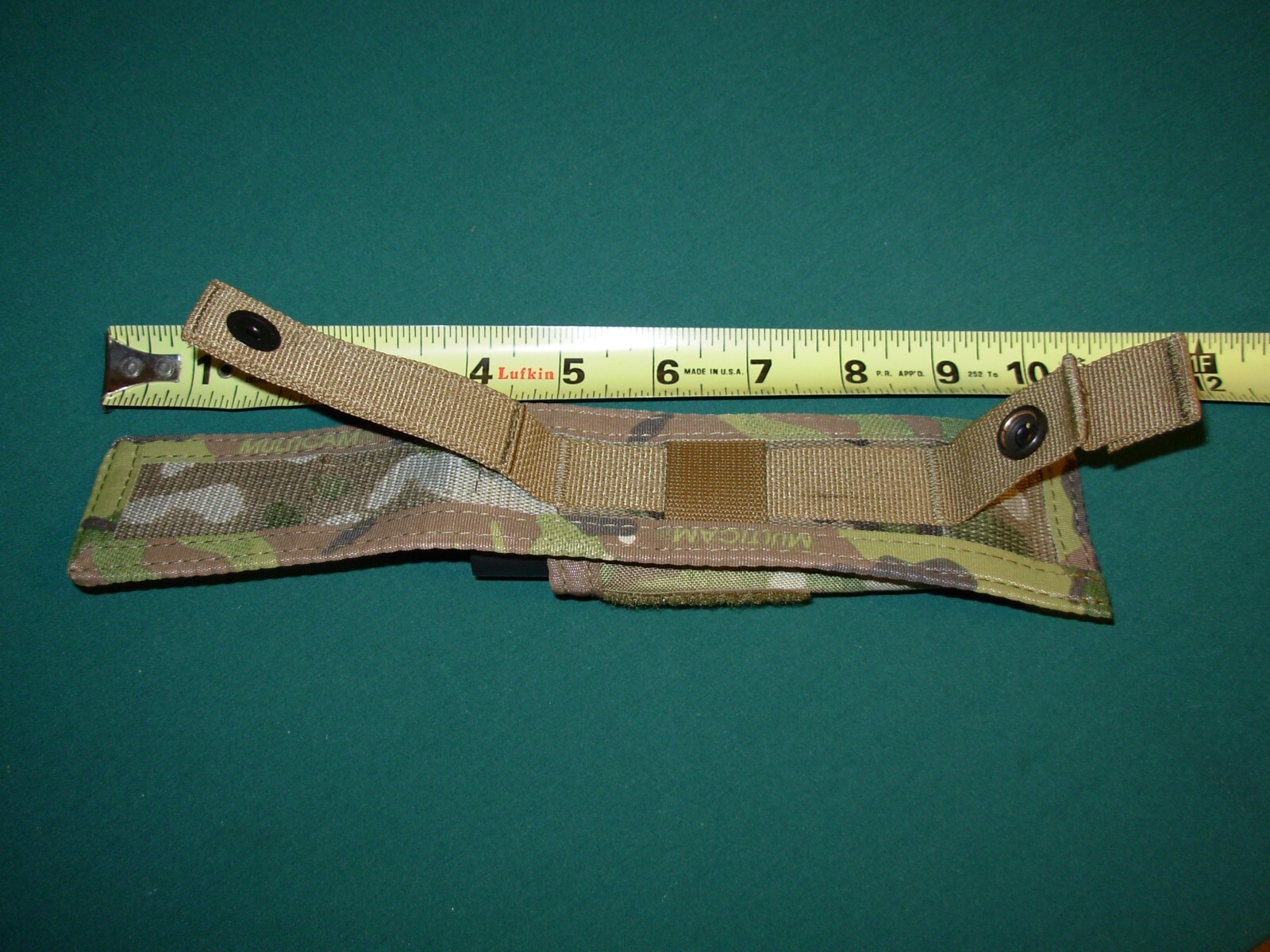 SMALL ADVANCED ARMAMENT CORP AAC NOMEX MULTICAM SUPPRESSOR POUCH Logo Tag