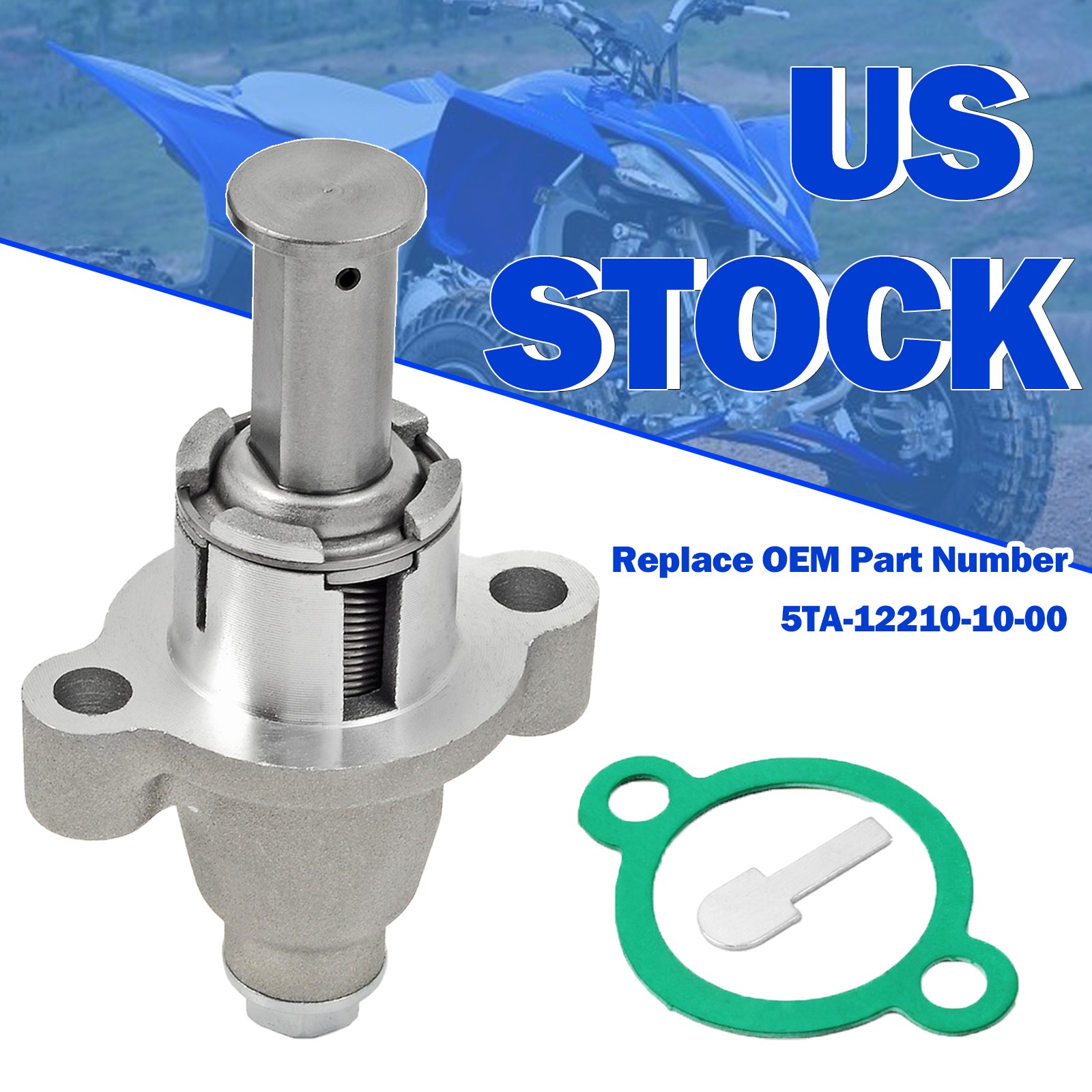 Cam Timing Chain Lifter Tensioner W/Gasket For Yamaha YFZ450 2004 2005-2009 2017