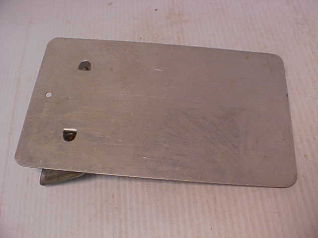 VINTAGE RARE 1951 CALENDAR WYCO CLIPBOARD ALUMINUM 9" BY 5 1/2"(ST6407)