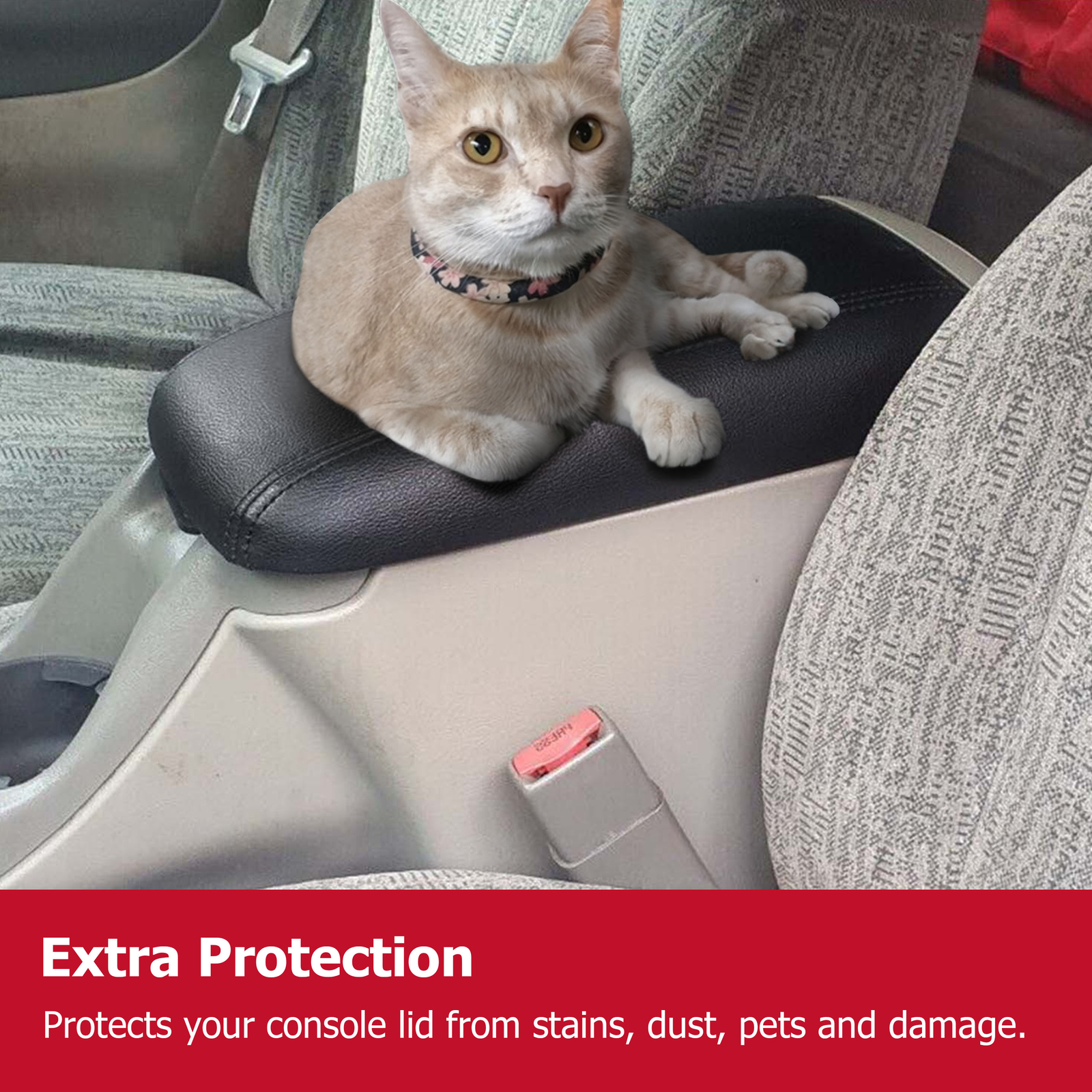 HECASA Fit Trailblazer Envoy Ascender Armrest Center Console Lid Assembly Kit