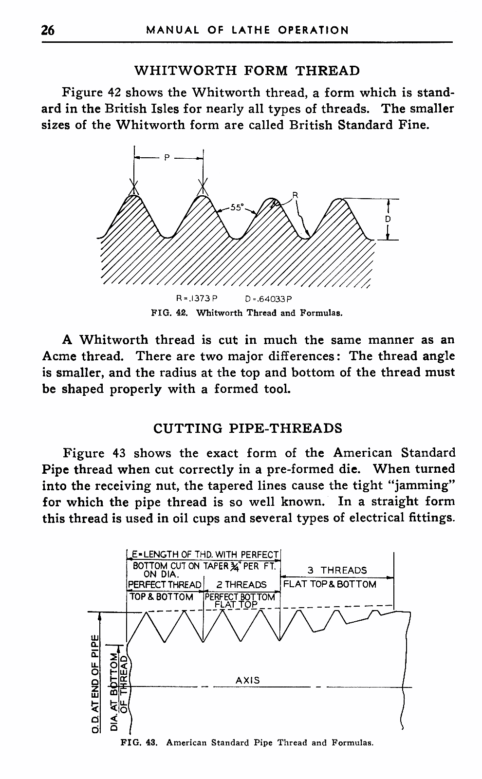 ATLAS/CRAFTSMAN 6" Metal Lathe Threading Operations Manual 0052