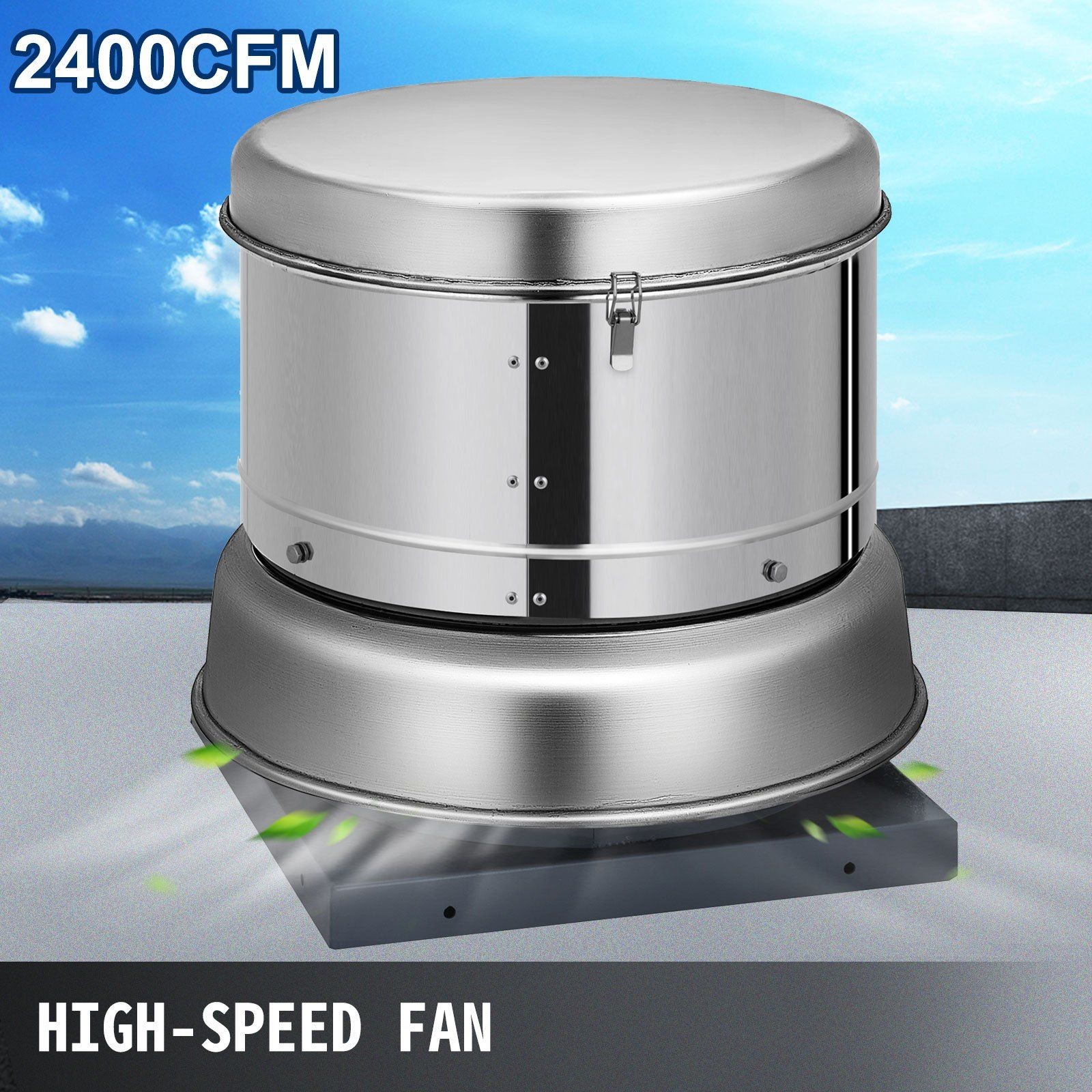 2400CFM 250W High Speed Direct Drive Roof Exhaust Fan