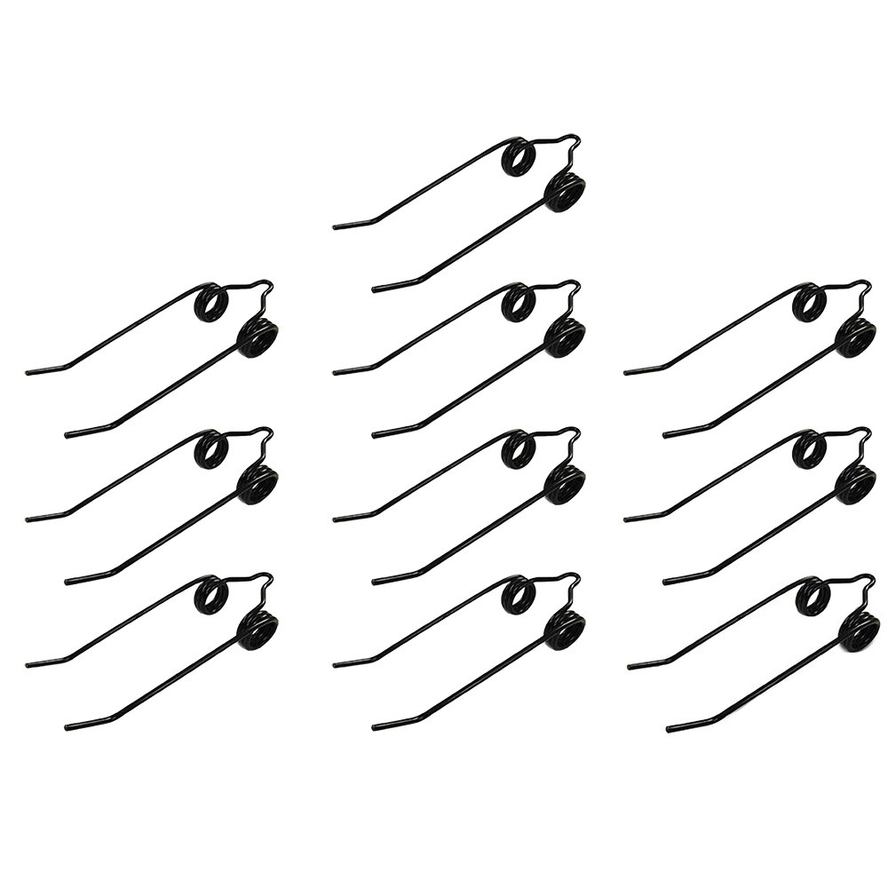 Set of 10 Fits JD Rake Teeth 7.5" Tine x 3.6875 Tine Gap x 1.75" Coil 186-SE