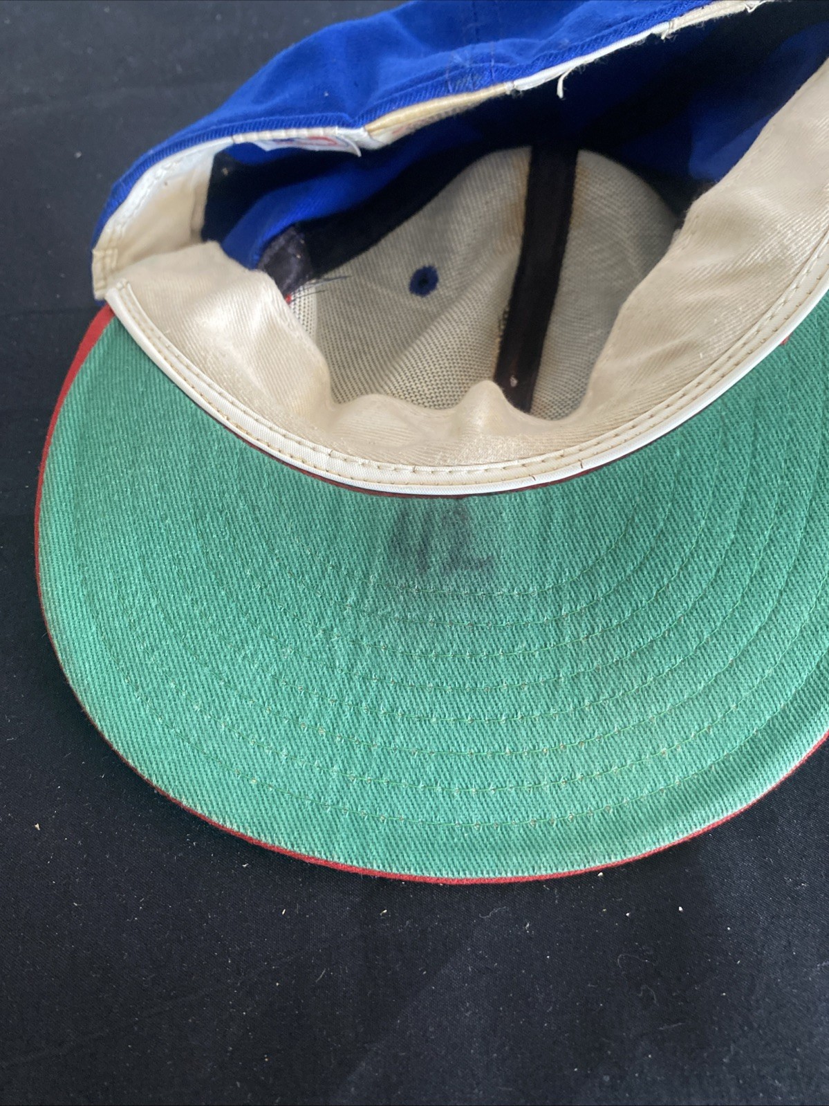 Wayne Terwilliger 1980’s Texas Rangers Game Used Hat #42 GU1