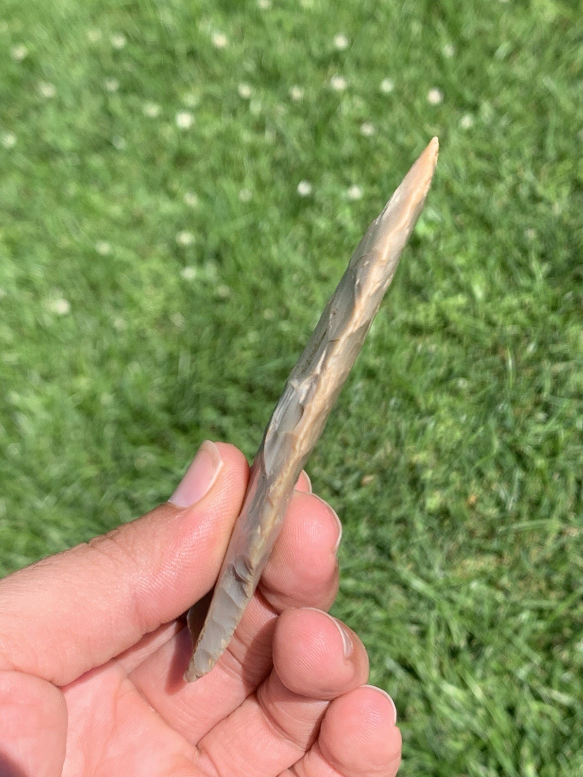 Authentic Archaic Blade Arrowhead 4 1/8 Fayette Co Kentucky Glossy Carter Cave