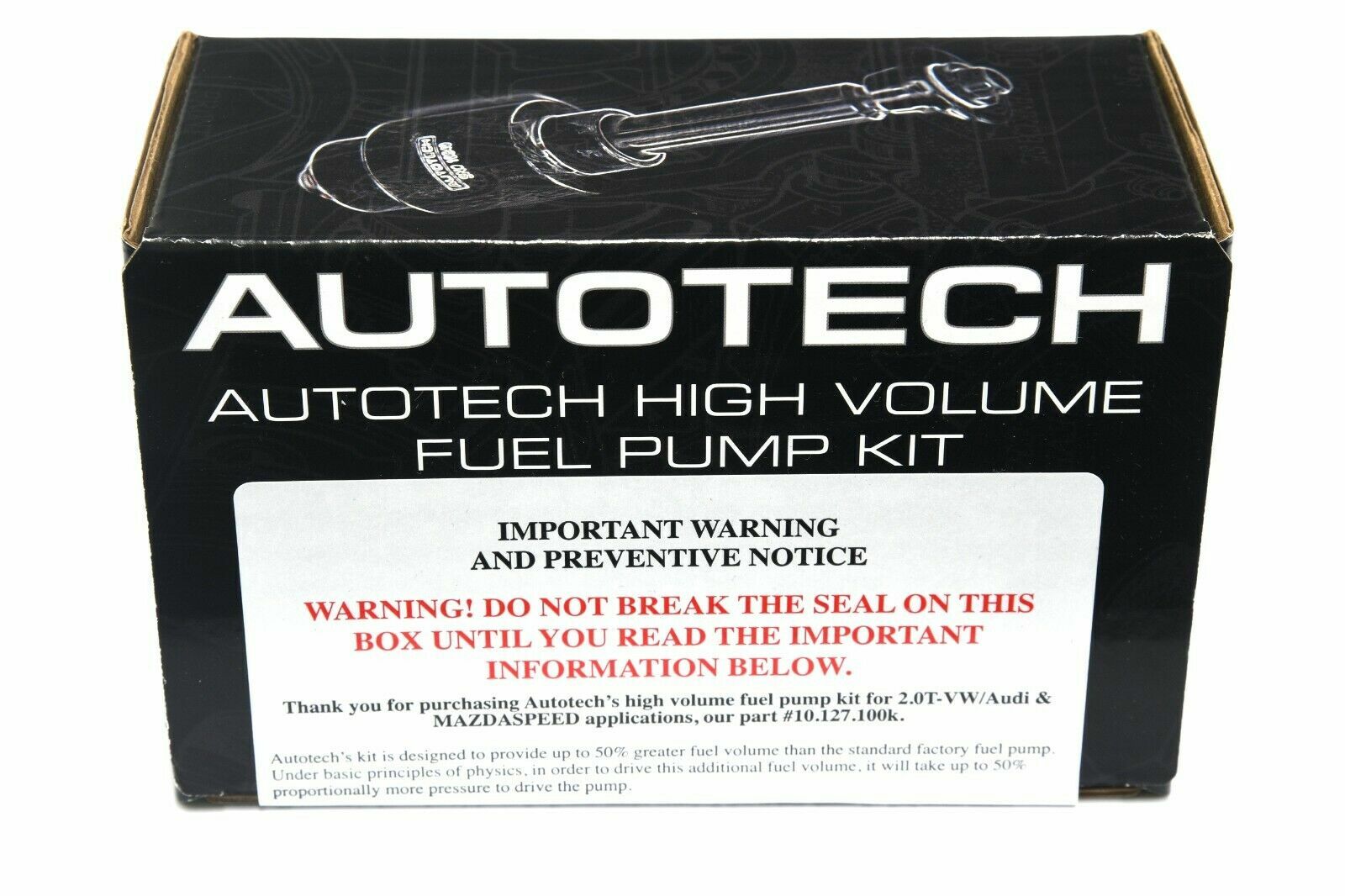 Autotech High Volume Fuel Pump Upgrade Kit Fits 2.0T VW / Audi / Mazda Speed