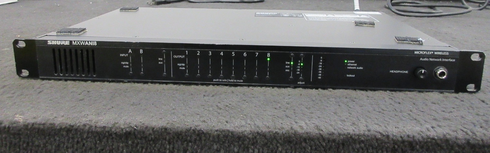 Shure MXWANI8 8-Channel Audio Network Interface