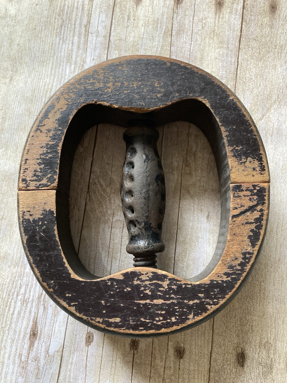 Vintage Wooden Hat Stretcher Size Not Marked Adjustable Millinery Tool