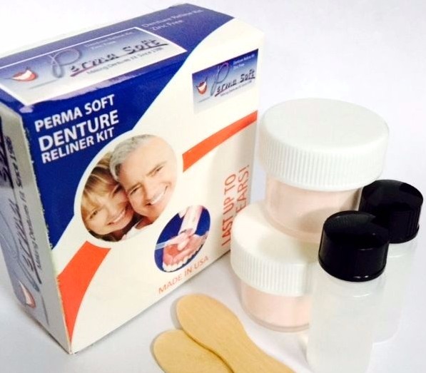 PERMA SOFT Denture Reline Kit | DENTURE RELINER KIT FOR UPPER AND LOWER DENTURE