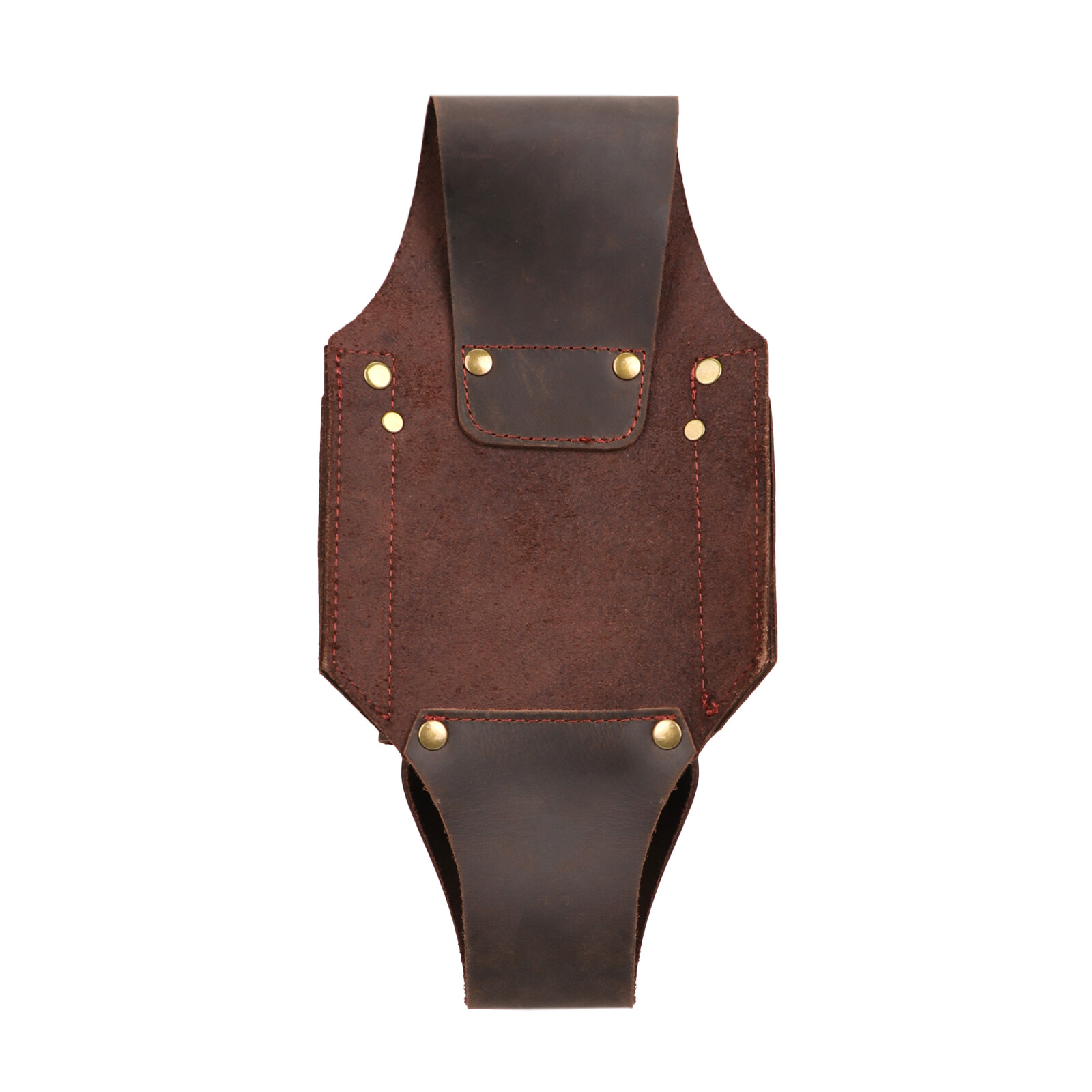 TOURBON Leather Logging Belt Kits Felling Tools Carry Suspenders Adjustable Gift