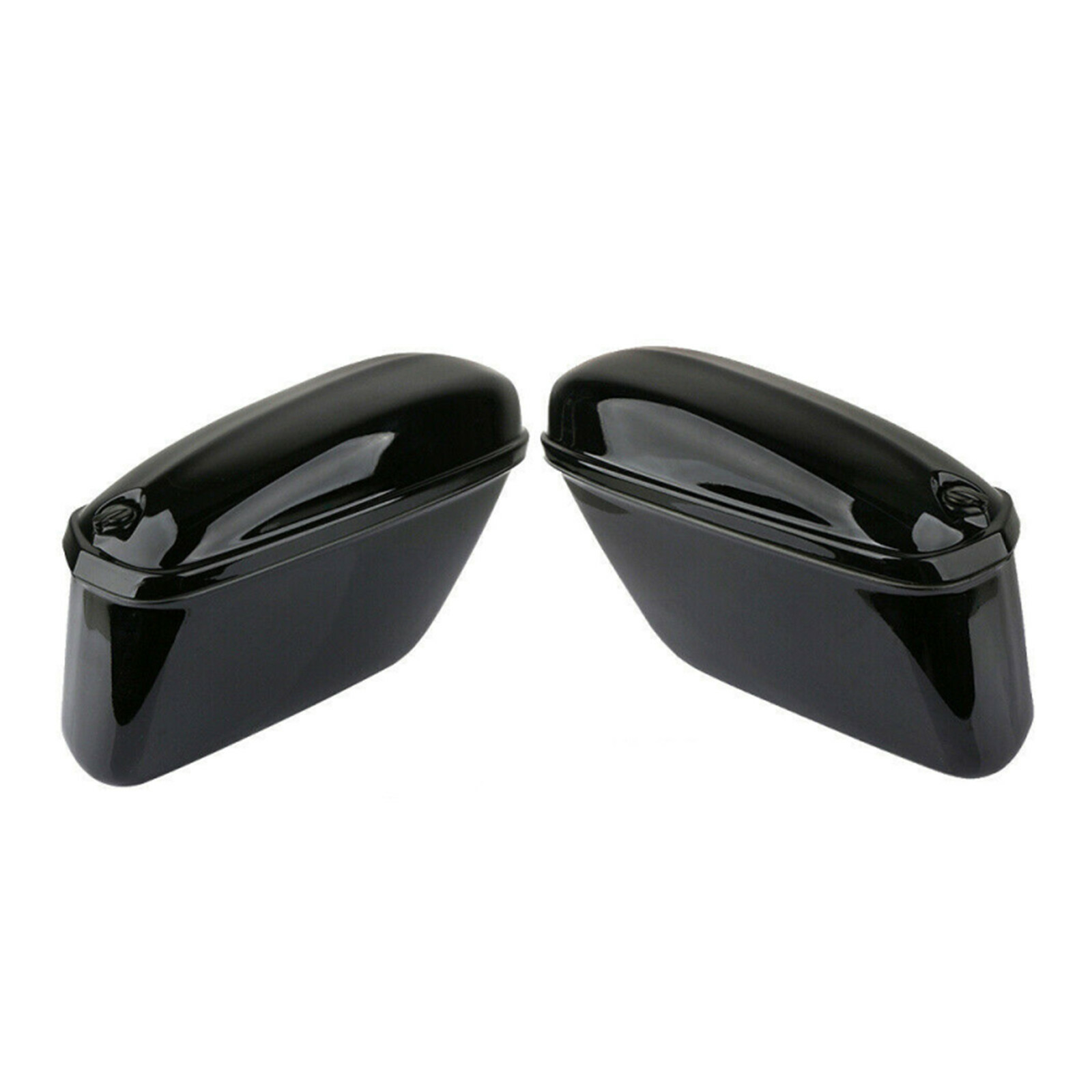 Motorcycle Universal Luggage Hard Saddle Bags For Harley Honda Yamaha Cruiser