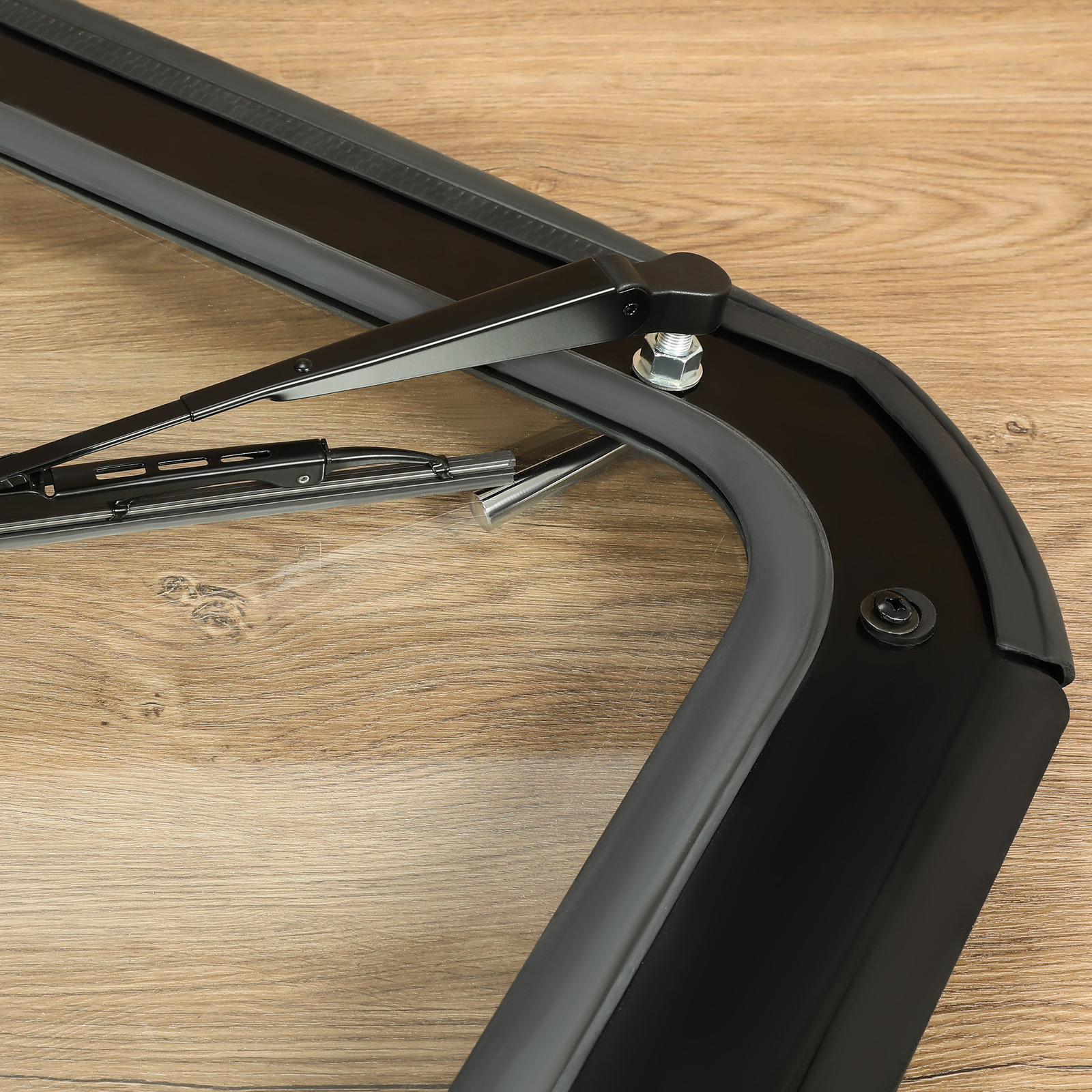 Glass Front Full Windshield For 2019+ Polaris RZR XP/ XP4 1000 Black