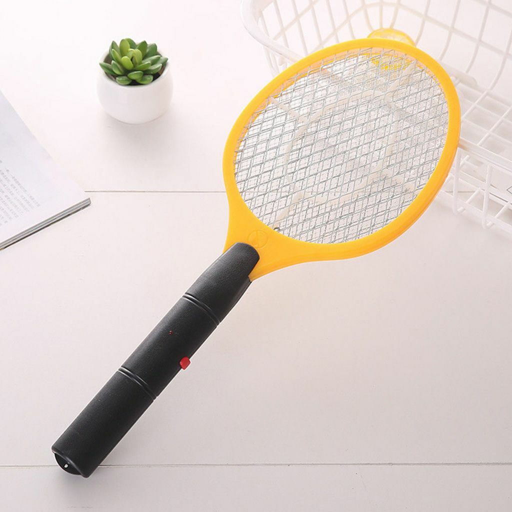 2X Electric High-voltage Electric Fly Swatter Mosquito Racket Bug Zapper Killer