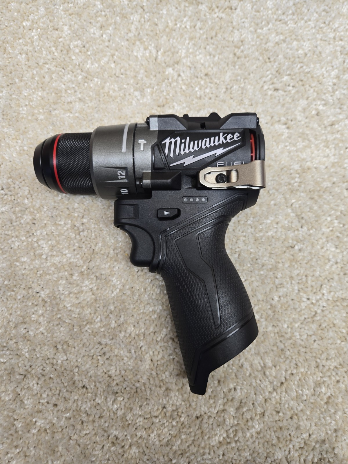 Milwaukee 3404-20 1/2" M12 Hammer Fuel Brushless Drill Driver Gen 3 BLACK