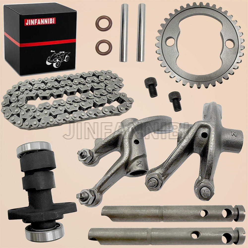 Camshaft Rocker Arm & Cam Gear Sprocket Kit for Honda FourTrax 250 TRX250X 87-92