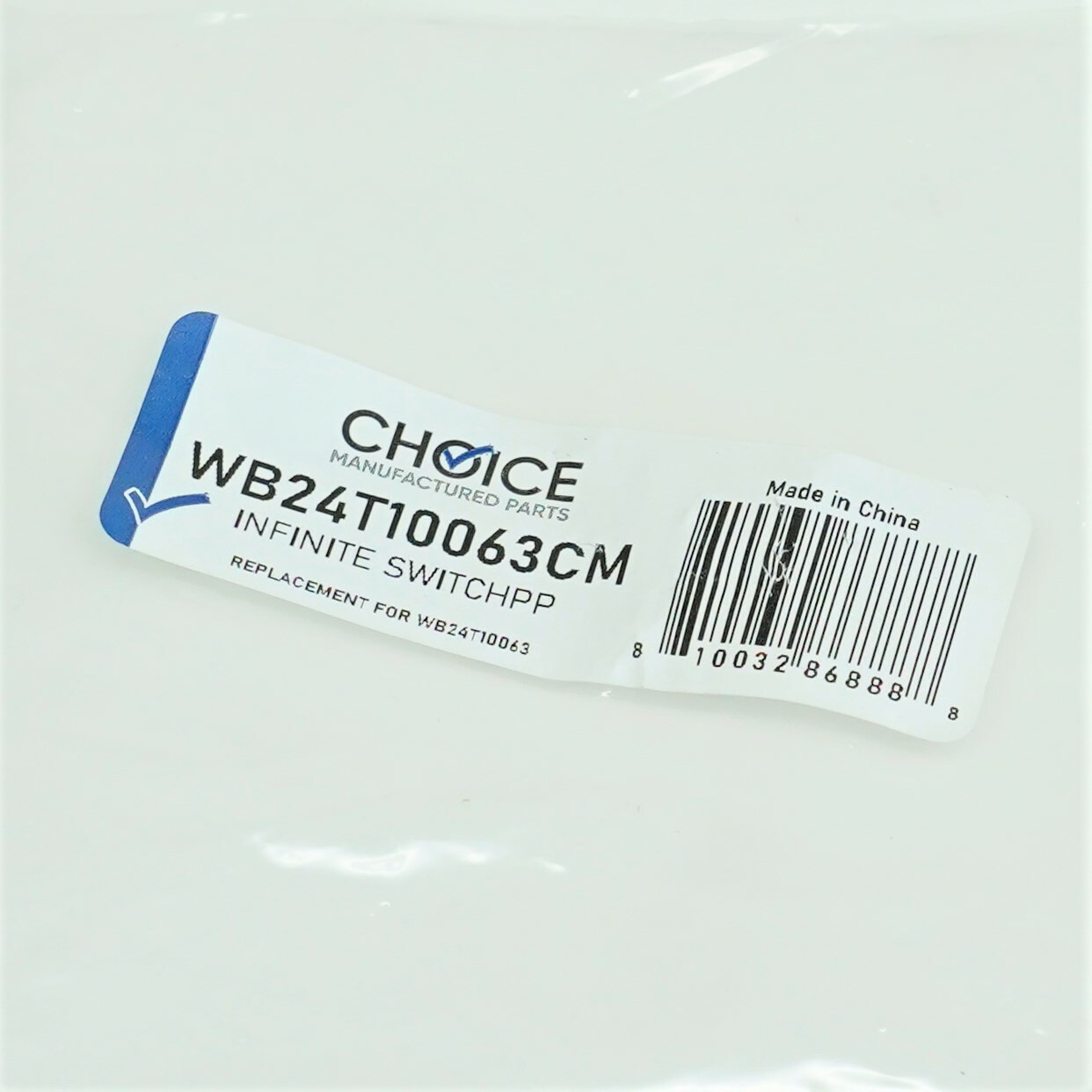 Choice Parts WB24T10063 for GE Range Dual Burner Infinite Control Switch