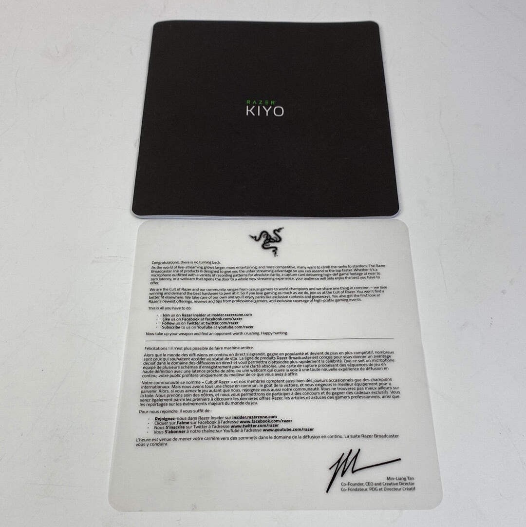 Razer Kiyo Broadcasting Camera w/ Illumination ‎RZ19-0232