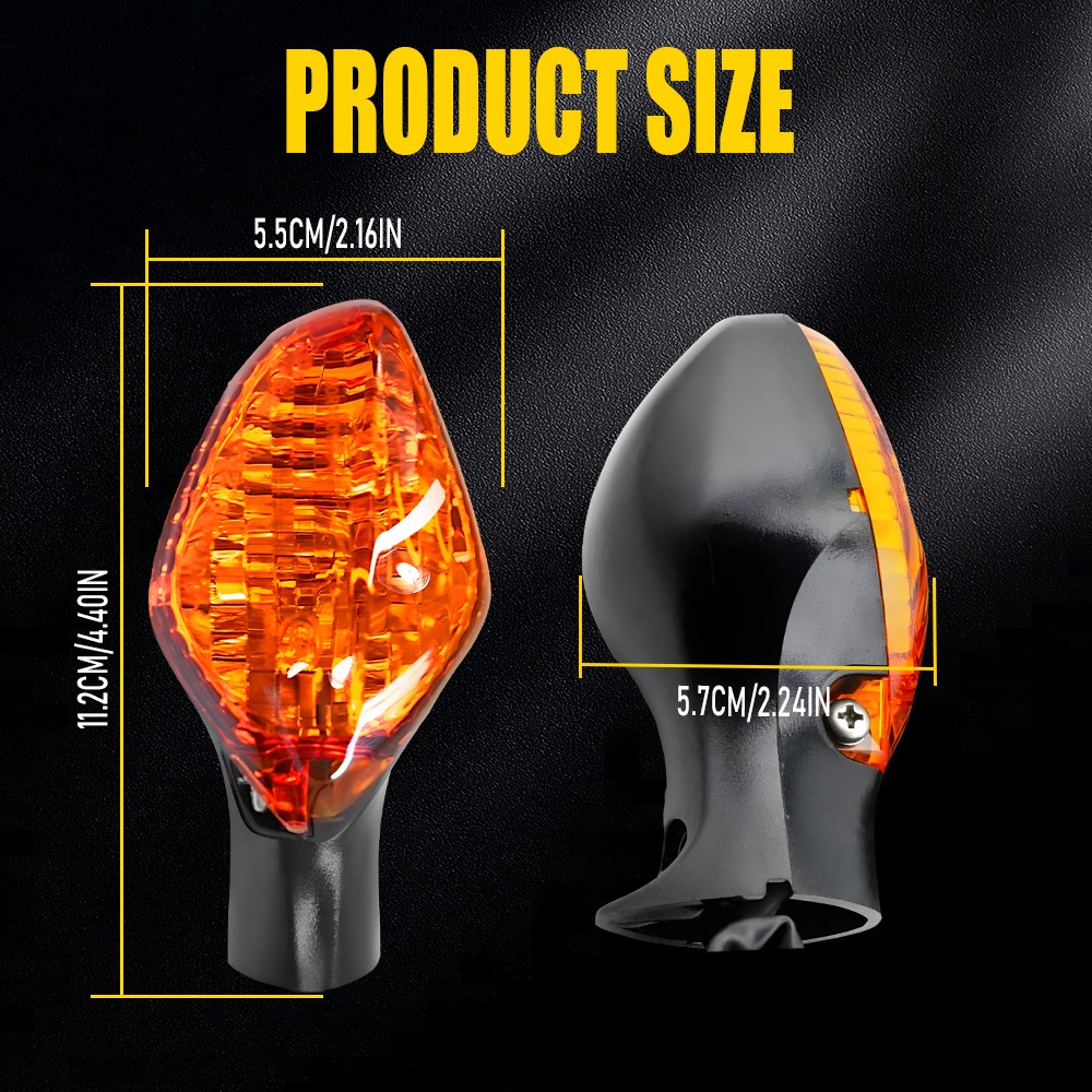 Front/Rear Turn Signal Indicators Lights For Honda CBR500R 13-18 Super Bright
