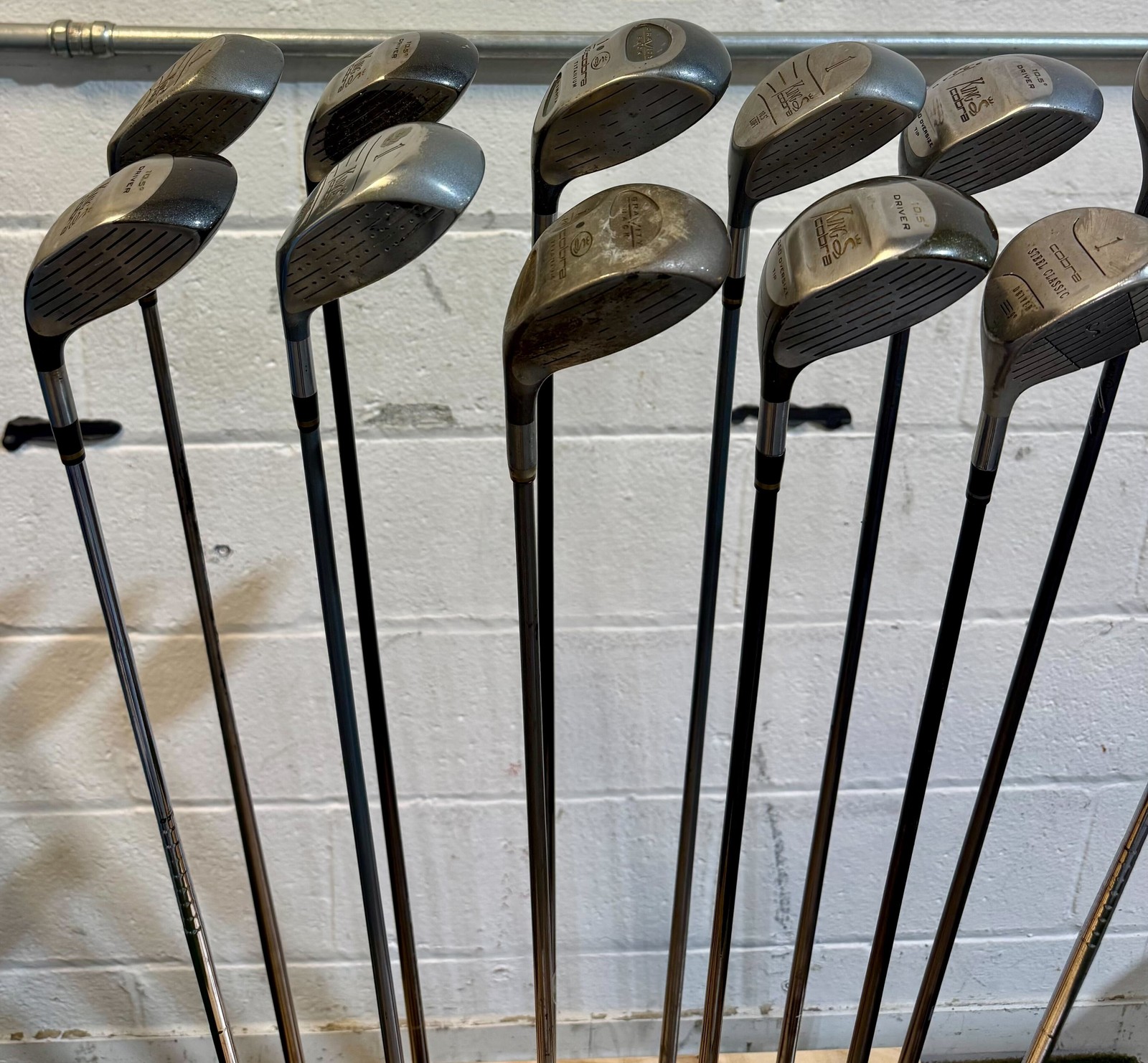 Wholesale Lot of 25 Golf Clubs - Vintage Cobra Drivers