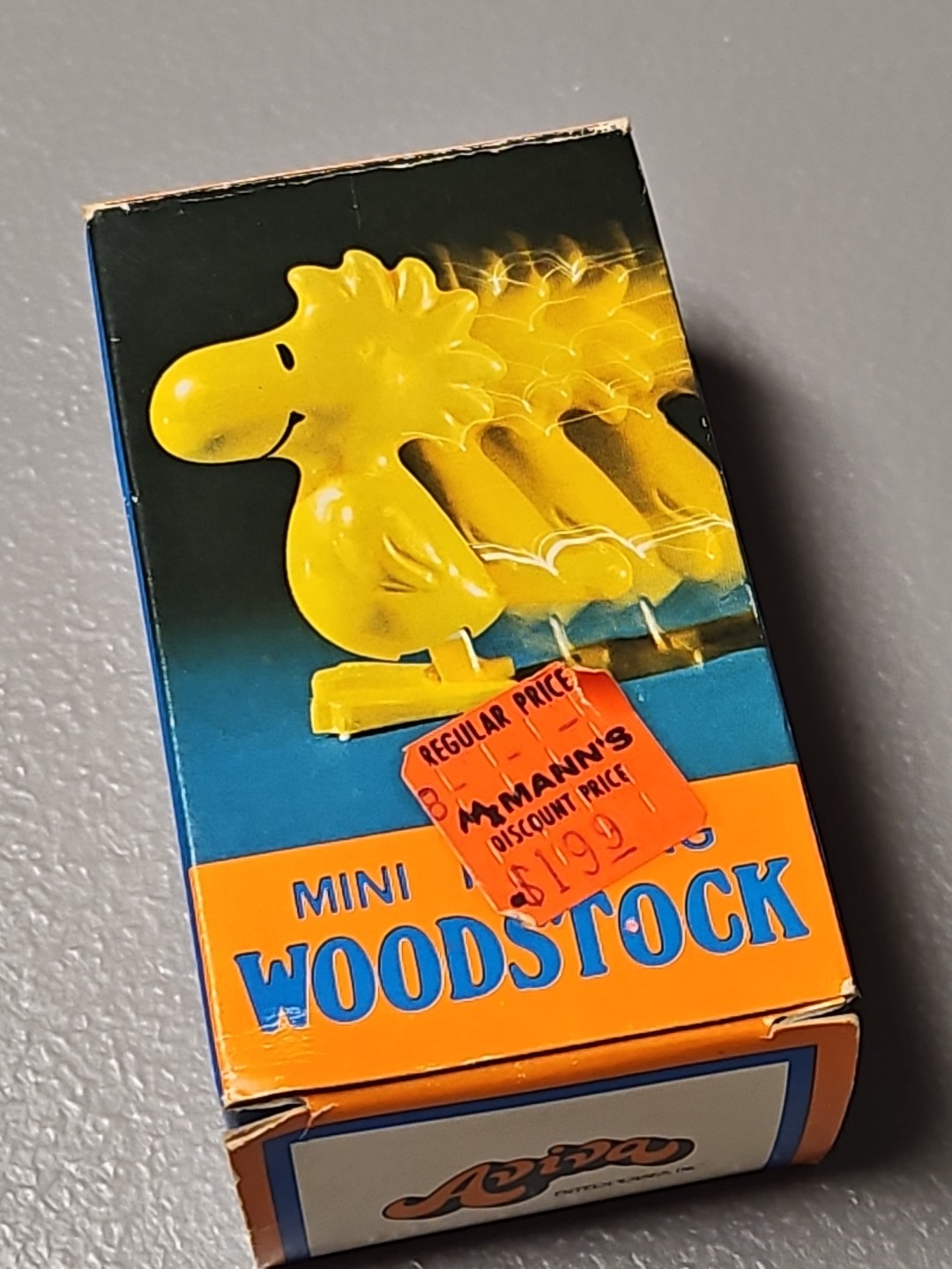 Vintage Aviva Mini Hopping Woodstock Wind-Up Toy
