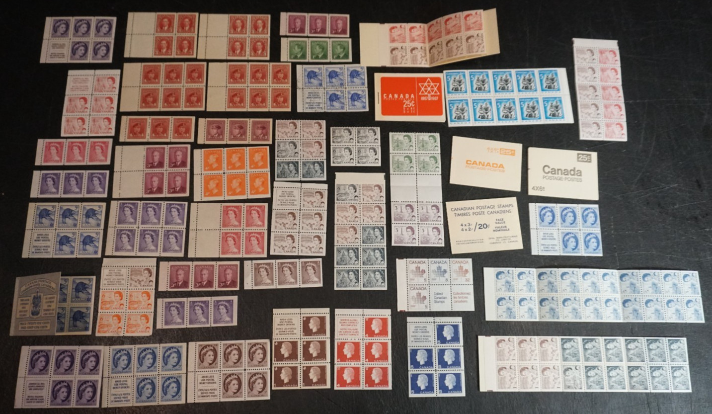 Canada Booklet collection mostly NH stamps