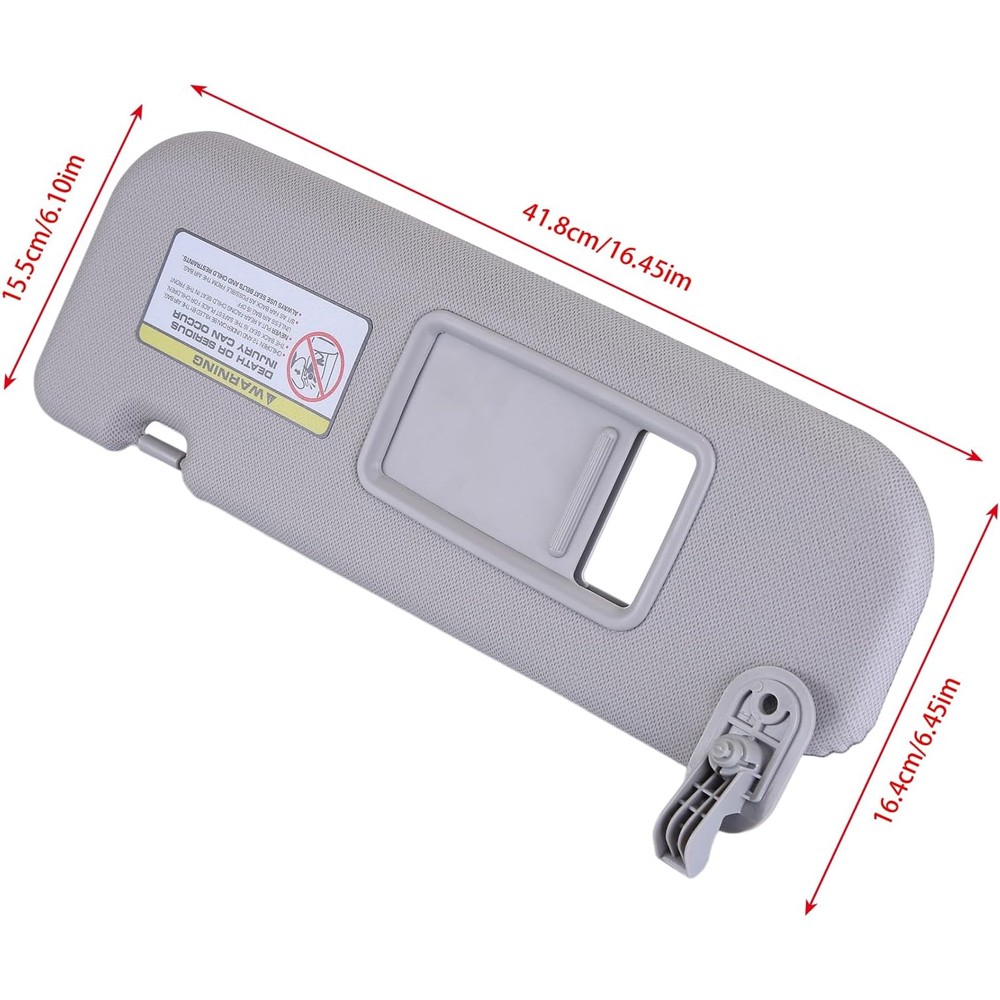 Pair Driver & Passenger Side Sun Visor Pair Set For 2012-2015 Hyundai Veloster