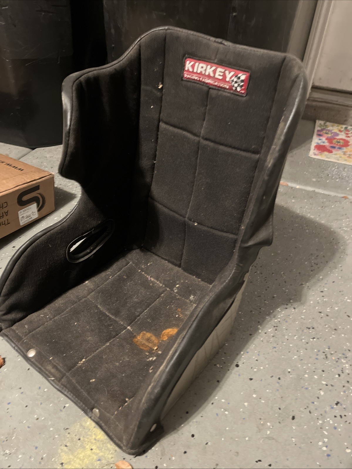 Vintage Kirkey NOS Low Back Aluminum Oval Racing Seat SprintCar Midget Champ