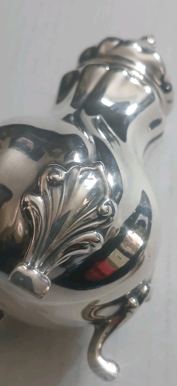 Vintage German 830 Silver Pair of Shakers Signed Deyhle Gebruder