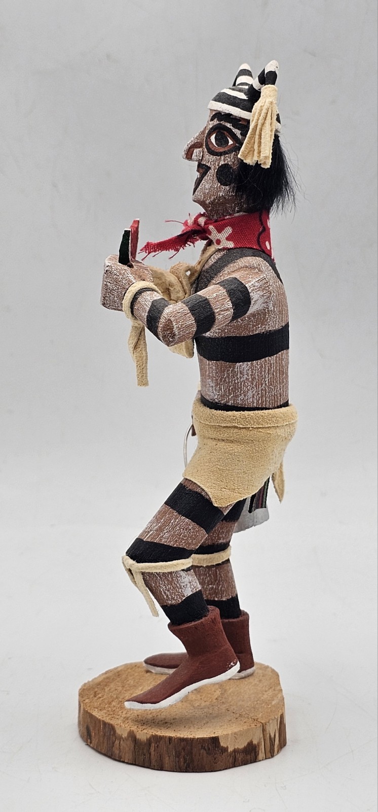 Vintage Navajo Koshare HANO CLOWN Kachina by FELIX BEGAY 6.75"