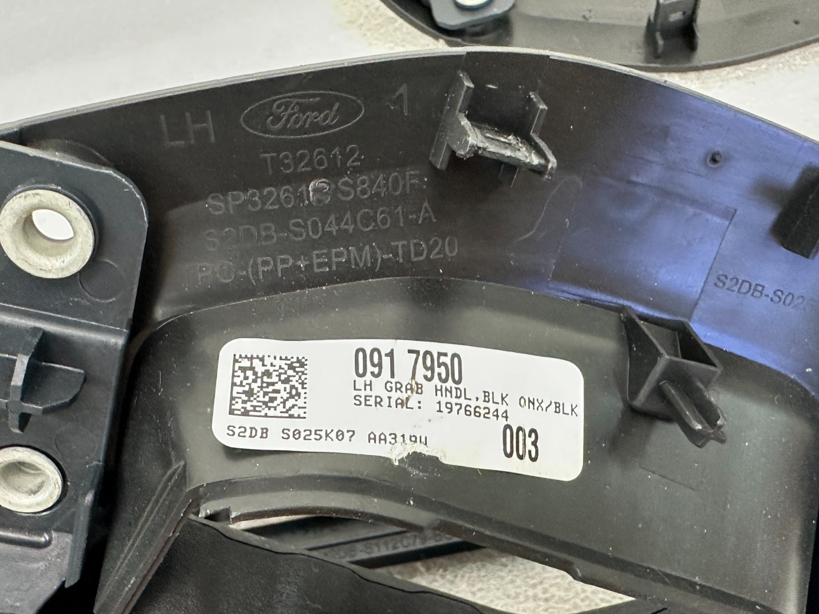 NEW ORIGINAL FORD BRONCO INTERIOR SET OF 3 BLACK ONYX GRAB HANDLES 2021-2025