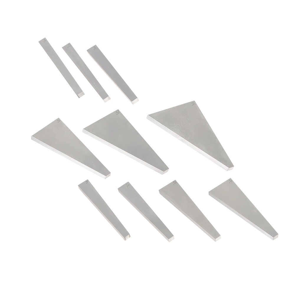 10 PCS MACHINIST GROUND ANGLE BLOCKS SET 1 - 30 DEGREE HARDENED