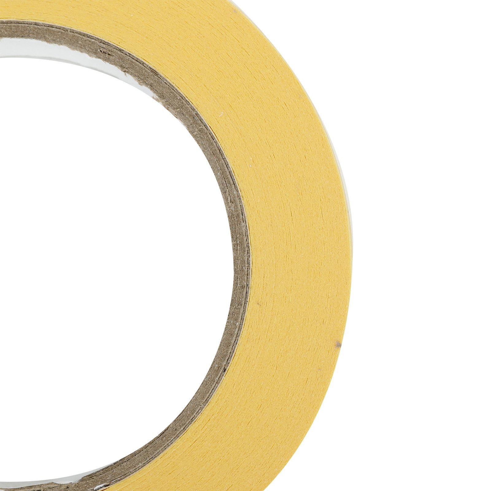 1 Sleeve/12 Rolls - 06652 Yellow Masking Tape - 3/4" Paper Automotive Refinish